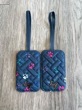 Lug- Baggage Claim 2 pc Luggage Set- Paws Navy